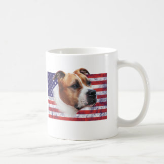 AmStaff USA grunge flag // TASSE CUP Kaffemugg
