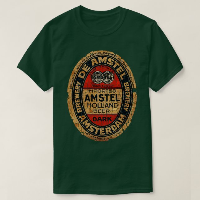 Amstel Vintage Beer Holland T Shirt (Design framsida)
