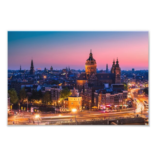 Amsterdam 003A Fototryck (Framsidan)