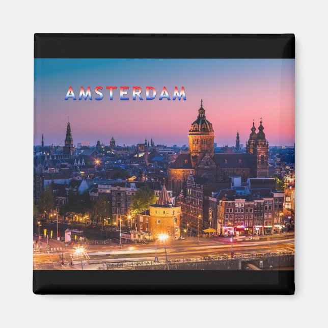 Amsterdam 003B Magnet (Framsidan)