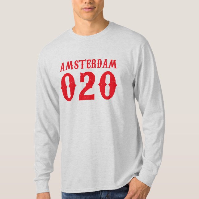 Amsterdam 020  T-Shirt (Framsida)