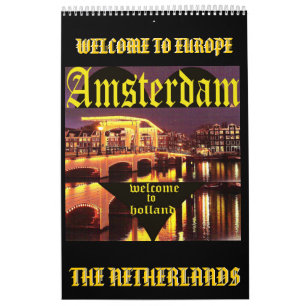 AMSTERDAM 1, AMSTERDAM, HOLLAND,… - skräddarsy Kalender