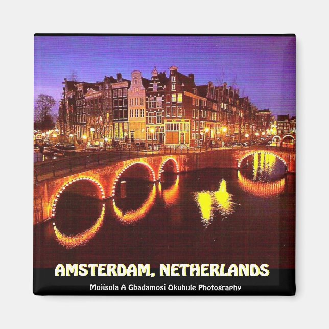 AMSTERDAM AV MOJISOLA A GBADAMOSI OKUBULE MAGNET (Framsidan)