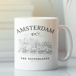 Amsterdam Beautiful Landscape Kaffemugg
