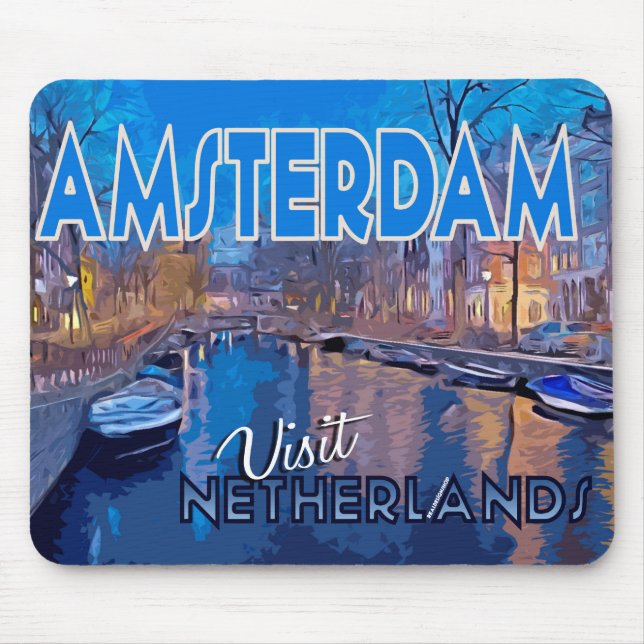 Amsterdam, Besök Nederländerna Musmatta (Framsidan)