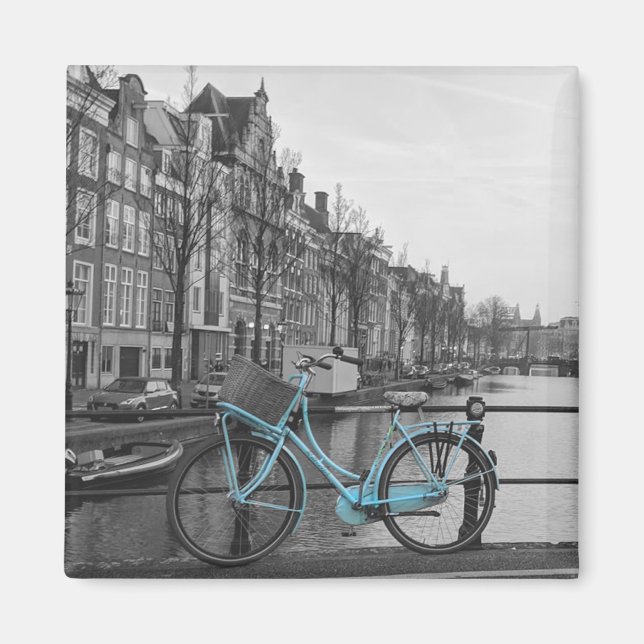 Amsterdam Bicycle Magnet (Framsidan)