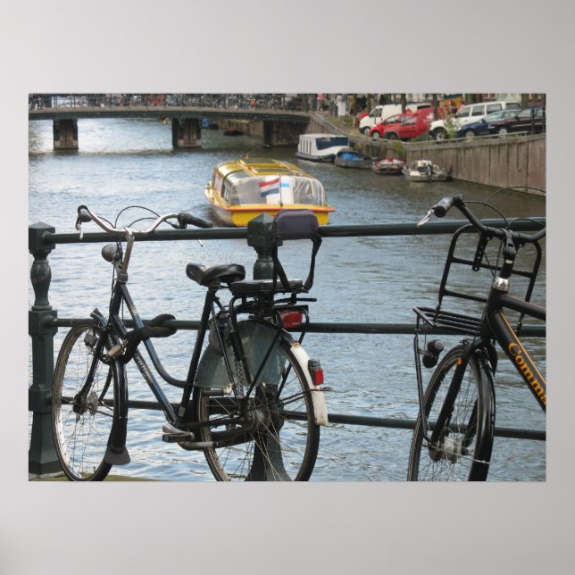 Amsterdam Bicycles Poster (Framsidan)