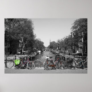 Amsterdam Bicycles Poster