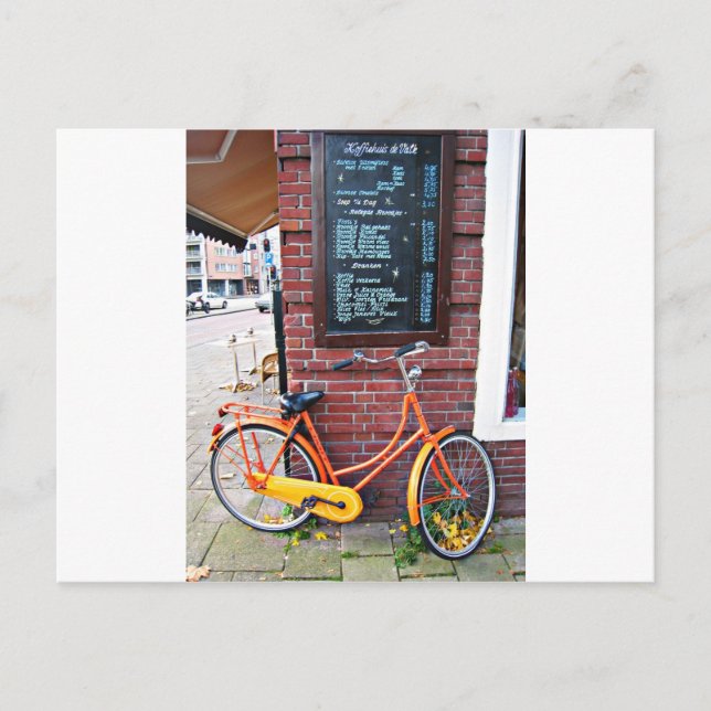 Amsterdam Bike Vykort (Framsida)