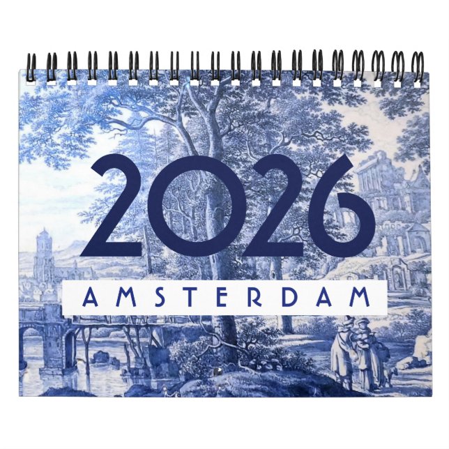 Amsterdam Calendar 2026 Kalender (Omslag)