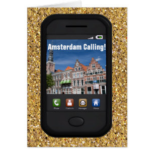 Amsterdam Calling Hälsningskort