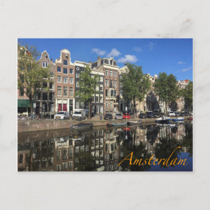 Amsterdam Canal front Vykort