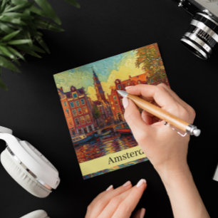 Amsterdam canal house van Gogh stil, anpassadet