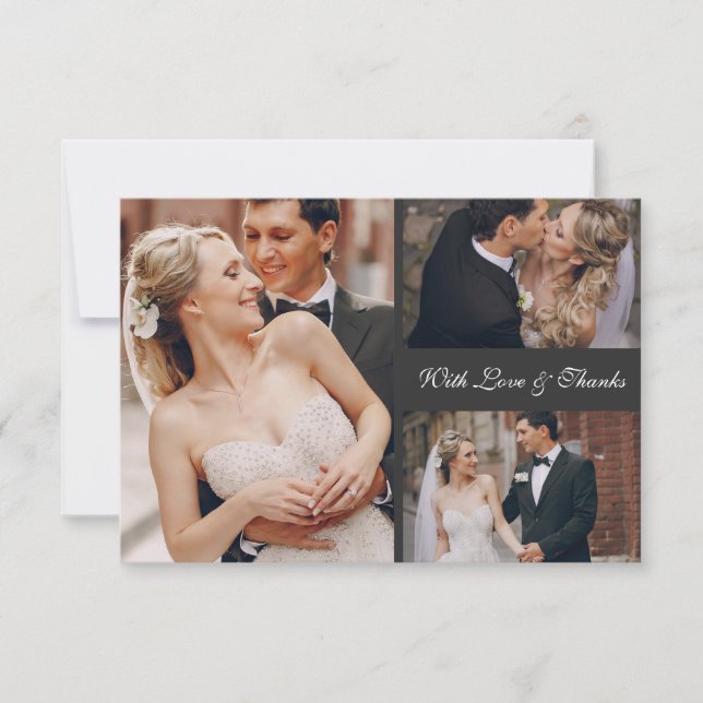 Amsterdam Canal Houses Tack Photos Collage Kort (Framsida)