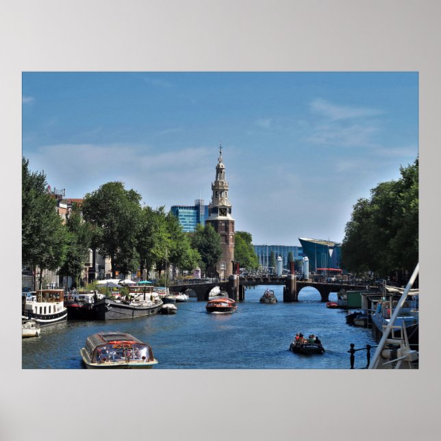 Amsterdam Canals Poster (Framsidan)