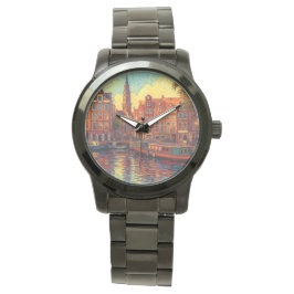 Amsterdam canhouse van Gogh stil Armbandsur