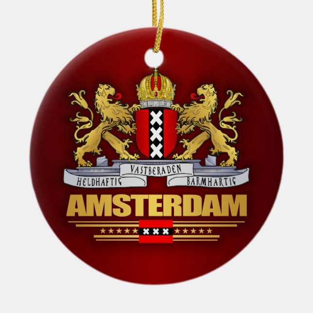 Amsterdam COA Julgransprydnad Keramik (Framsidan)