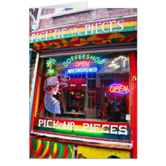 Amsterdam Coffee Shop Hälsningskort