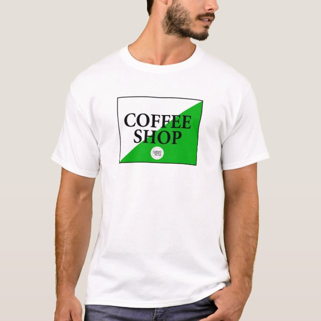Amsterdam coffee shop tee shirt (Framsida)
