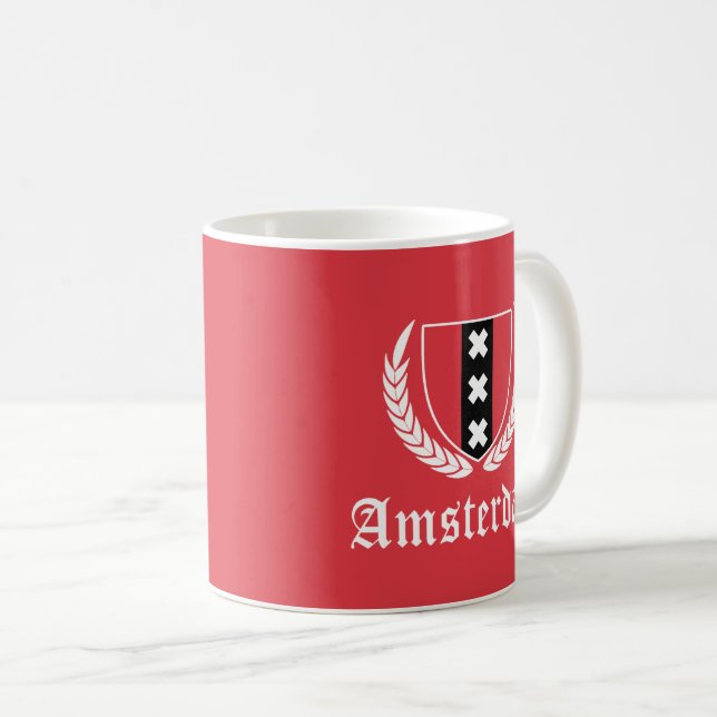 Amsterdam Crest Kaffemugg (Framsida höger)