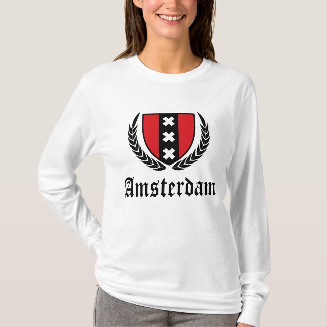 Amsterdam Crest T Shirt (Framsida)