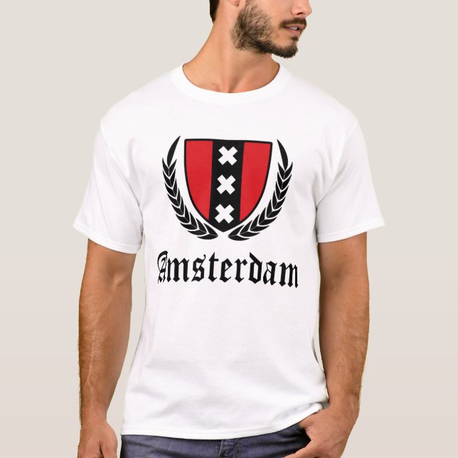Amsterdam Crest Tee Shirt (Framsida)