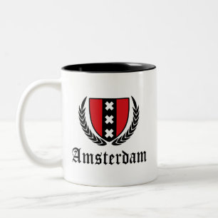 Amsterdam Crest Två-Tonad Mugg
