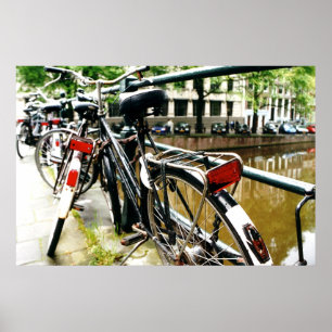 Amsterdam cykel poster
