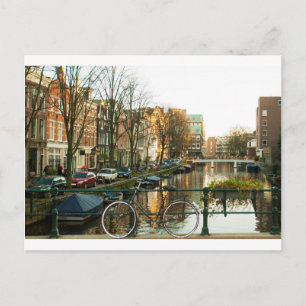 Amsterdam Cykel Vykort
