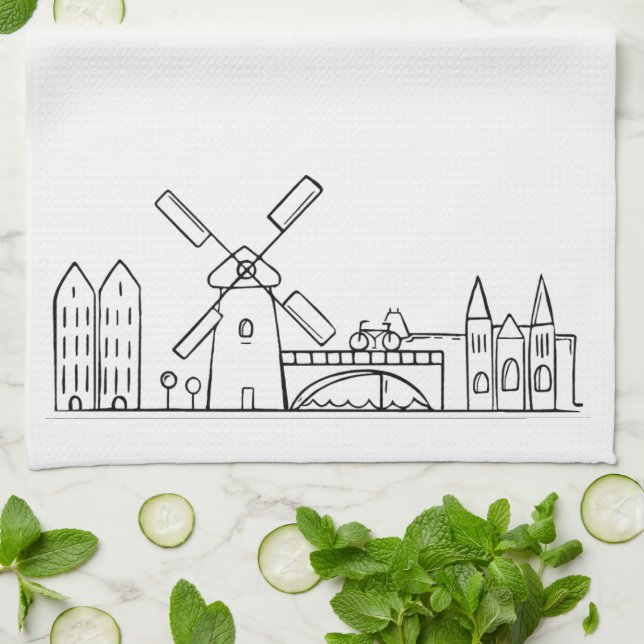 Amsterdam Dishtowel Kökshandduk (Vikta)