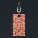 Amsterdam Dutch Houses Tulips Bikes Mönster Red Bagagebricka<br><div class="desc">Dekorera ditt kök med den här fantastisk-väskan märkre. Gör en underbar gåva till en resenär! Du kan anpassa den och lägga till text på baksidan också, eller ditt monogram på framsidan. Se till att titta på alla alternativ i färg. Kolla min affär efter mycket mer färg och mönster plus matchande...</div>