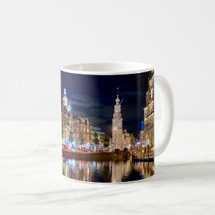 Amsterdam efter nattkaffe mugg