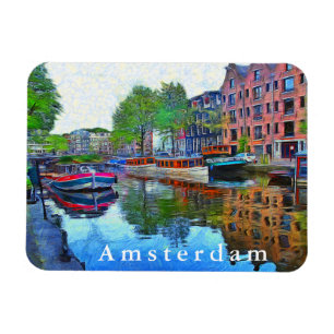 Amsterdam. En tyst harbor. Magnet