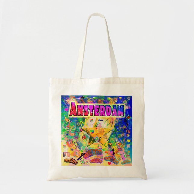 Amsterdam Epoch Hour Tote Bag Tygkasse (Framsidan)