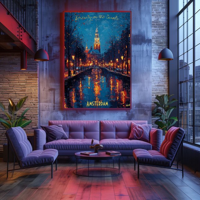 Amsterdam Evenings - Respekt för servicen Poster (Skapare uppladdad)