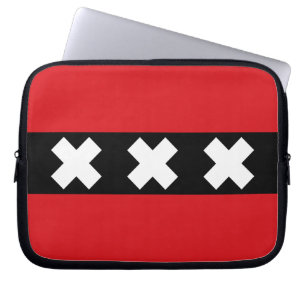 Amsterdam Flagga Laptop Fodral
