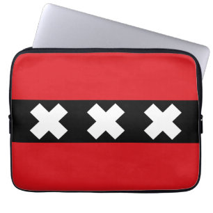 Amsterdam Flagga Laptop Fodral
