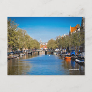 Amsterdam - floden vykort