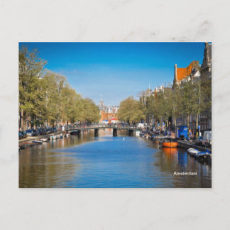 Amsterdam - floden vykort
