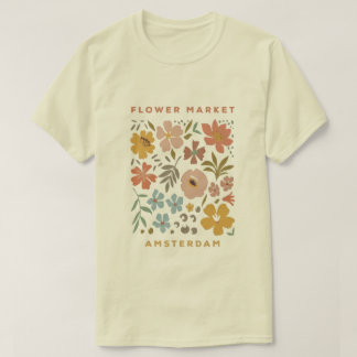 “Amsterdam Flower Market Vintage T-shirt” T Shirt