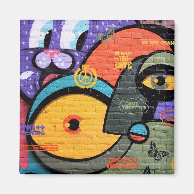 Amsterdam Graffiti Magnet (Framsidan)