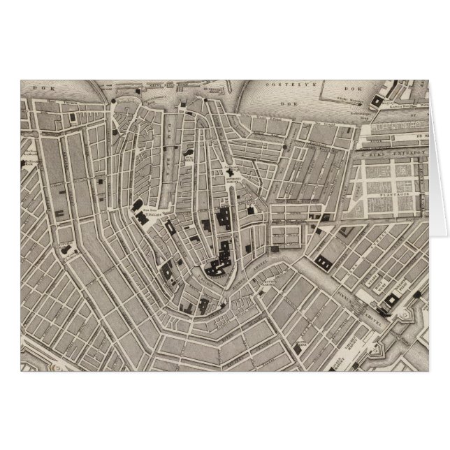 Amsterdam Hälsningskort (Framsidan Horizontal)