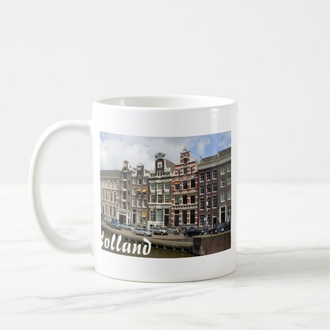 Amsterdam Holland Kaffemugg (Vänster)