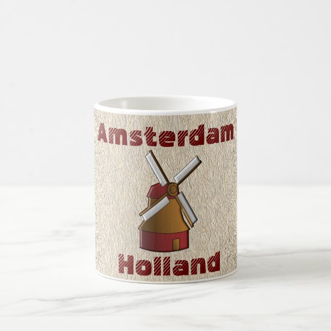 Amsterdam Holland-souvenir-kaffet kopp (Center)