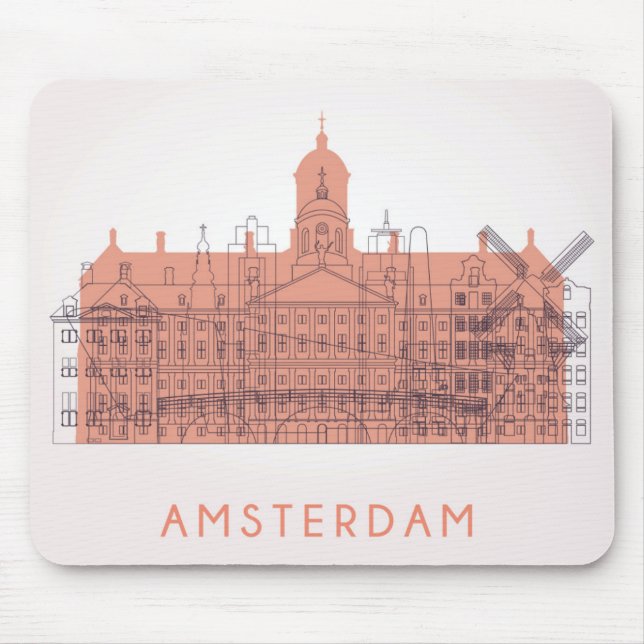 Amsterdam horisont för Nederländerna | av Musmatta (Framsidan)