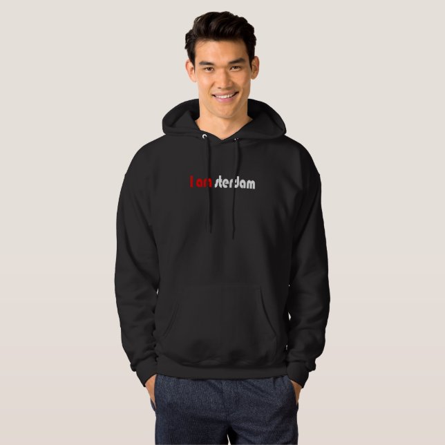 Amsterdam I am sterdam Europe Hoodie (Hel framsida)
