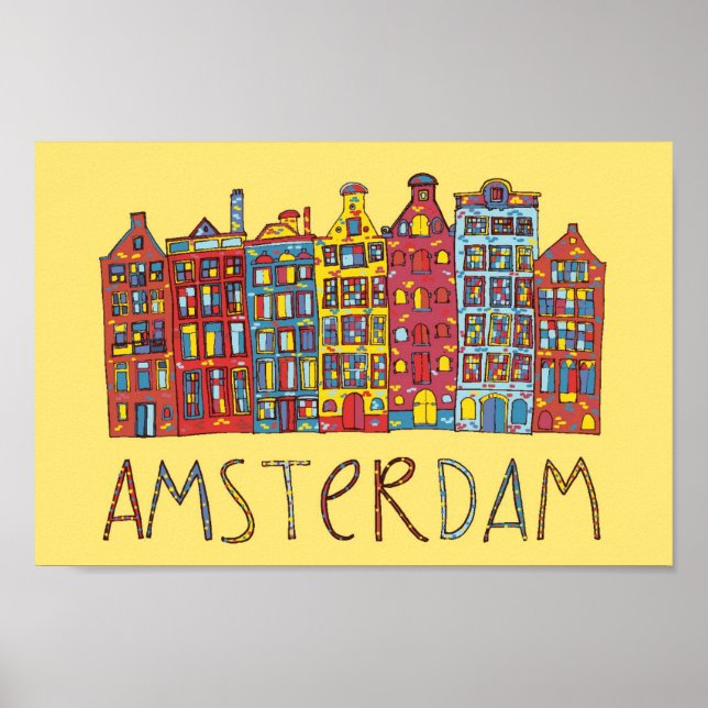 Amsterdam i Mosaic Poster (Framsidan)