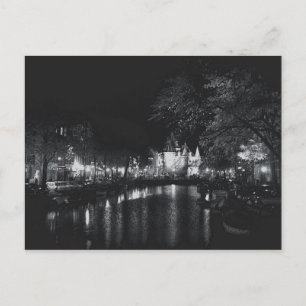 Amsterdam i natt vykort