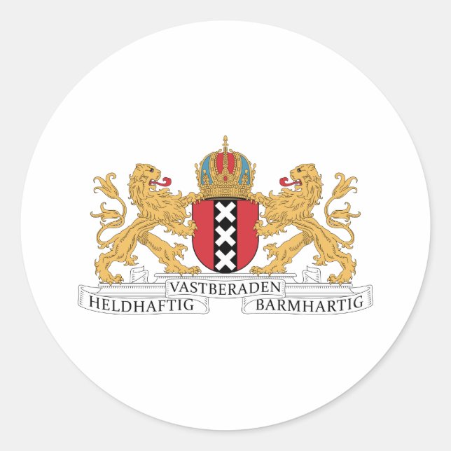 Amsterdam Jackar av Arm Runt Klistermärke (Framsida)