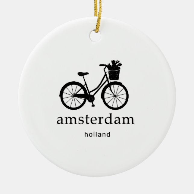 Amsterdam Julgransprydnad Keramik (Framsidan)